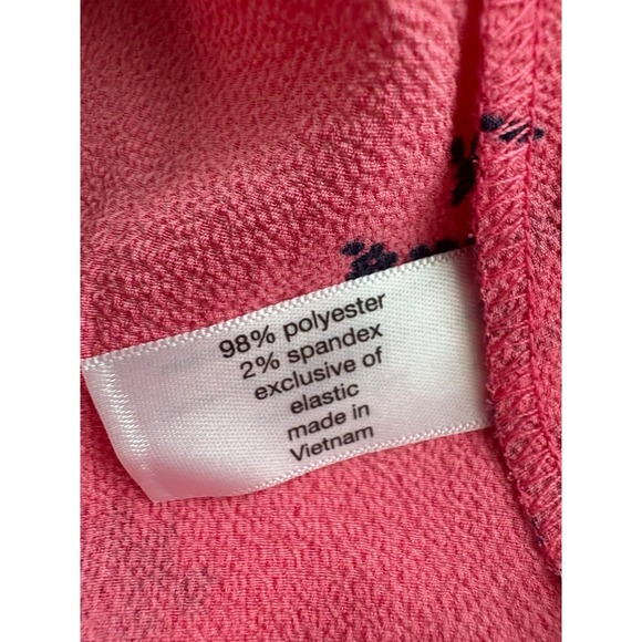 Lane Bryant Floral Print Blouse Top Womens Plus Size 26/28 Pink Black - Picture 5 of 5